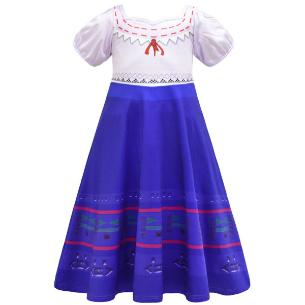 Kid Mirabel Klänning Isabela Madrigal Cosplay Costume Dolores Klänning Z B 9-10Years