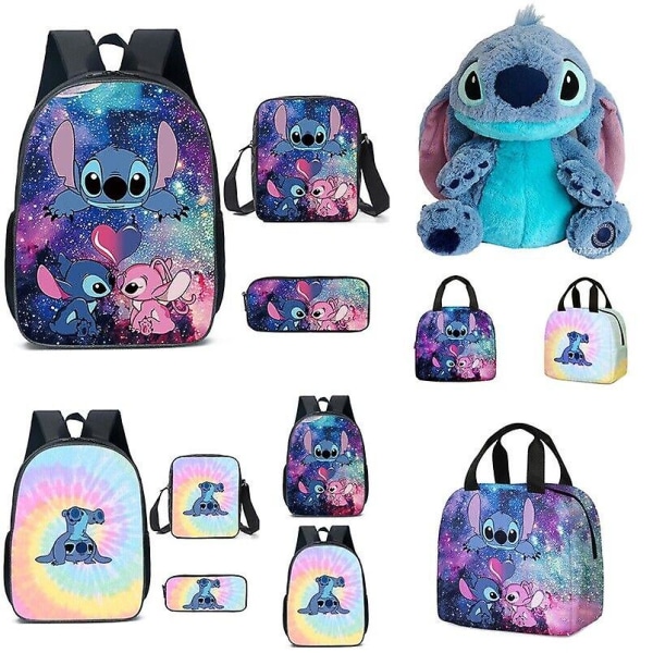Lilo Stitch Stitch -reppusarja kolmeen osaan A 1pcs
