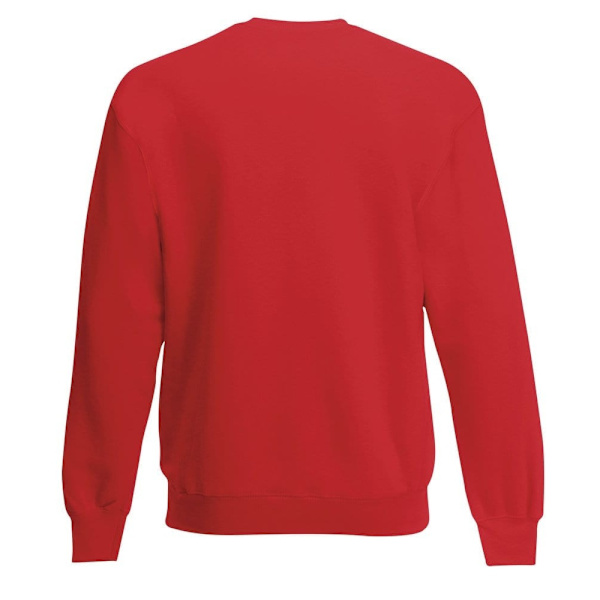 Fruit Of The Loom Kids Unisex Klassisk 80/20 Set-In Sweatshirt ( Red 3-4