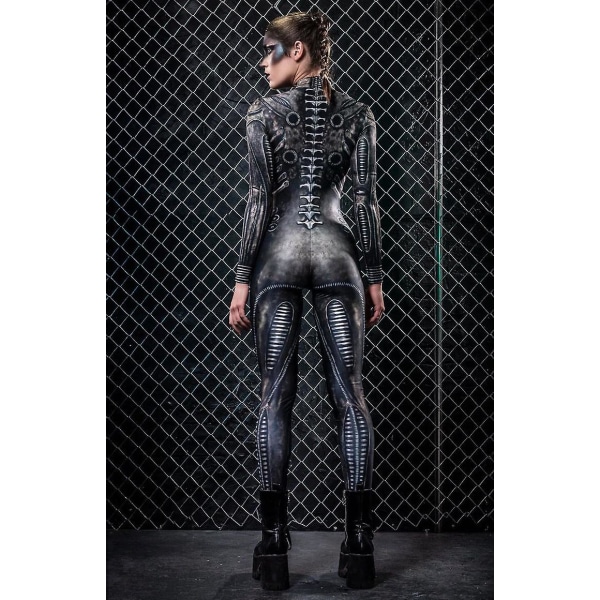 Kostyme kvinner - Sexy Sci Fi Halloween kostyme - Beste skumle kvinne black XL