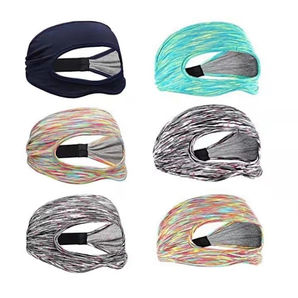 VR Eye Mask Cover Hengittävä hikinauha 6pcs