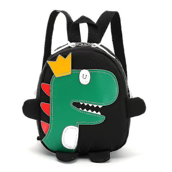 Gutter Jenter Ryggsekk Dinosaur Skoleveske Barnehage Ryggsekk Gaver Black