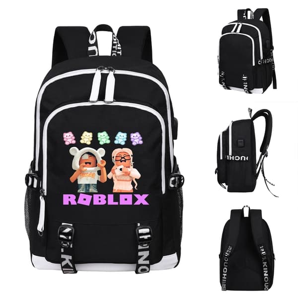 Roblox Ryggsäck Barn Skolväska Datorväska