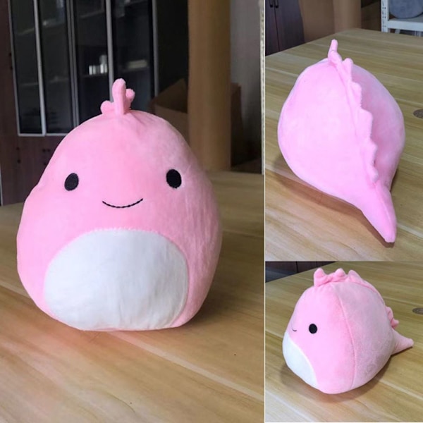 20-25cm Squishmallow tyyny pehmolelu PUNAINEN TRICERATOPS PUNAINEN