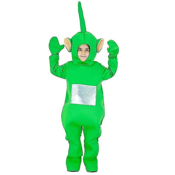 Teletubbies kostym för barn Barn Rolig Dipsy Po Laa Tinky Winky Onesie Julfödelsedagsfest Halloween kostym A Dipsy Teletubbies Kids 145cm*Teletubbies