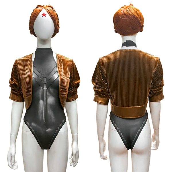Atomic Heart cosplay kostumer til kvinder, der ammer som en-tærte Sort S
