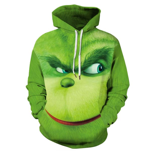 arn The Grinch's Hættetrøjer Sweatshirt Pullover Hættetrøje Til stede B 150cm