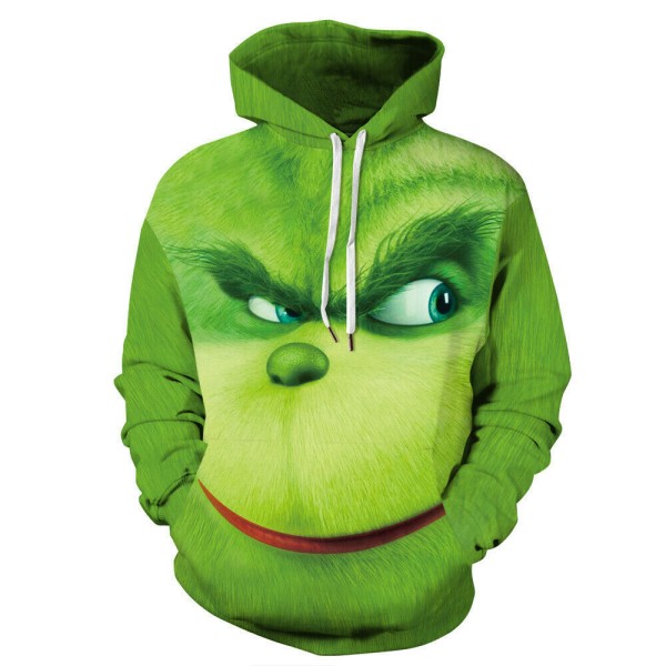 arn The Grinch's Hoodies Sweatshirt Pullover hupullinen neulepusero Lahja B 150cm