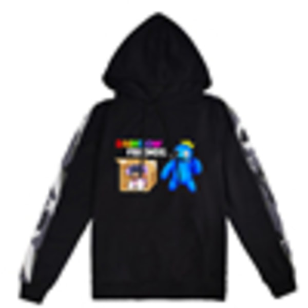 Roblox Rainbow Friends Pullover Langærmede hættetrøjejakkeskjorter A L