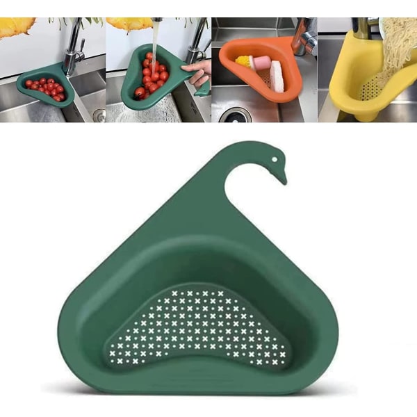 1 PC multifunctional kitchen triangle counter (green)