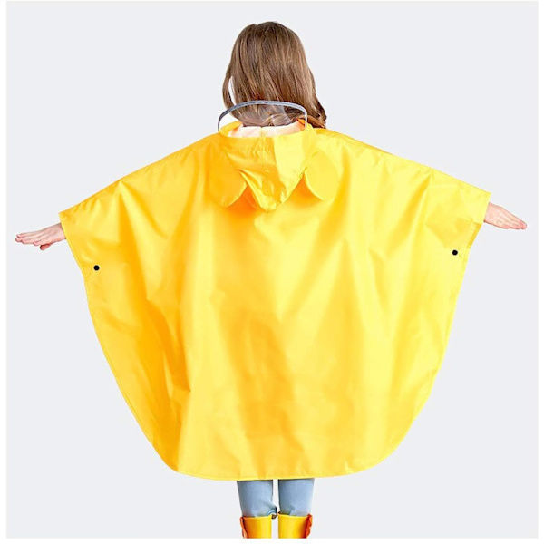 Småbarn regnvattentäta byxor Små pojkar Flickor Mud Dirty Proof Yellow-elephant 3-4T