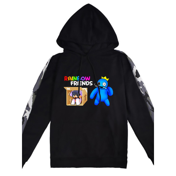 Roblox Rainbow Friends Pullover Langærmede hættetrøjejakkeskjorter A L