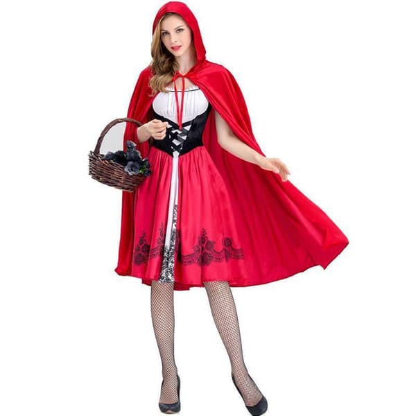 Wizard hettekappe for kvinner i full lengde Cosplay-kostymer X L