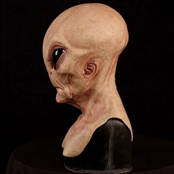 Halloween Alien Latex Mask Hood Cosplay Party Decor -asutarvike