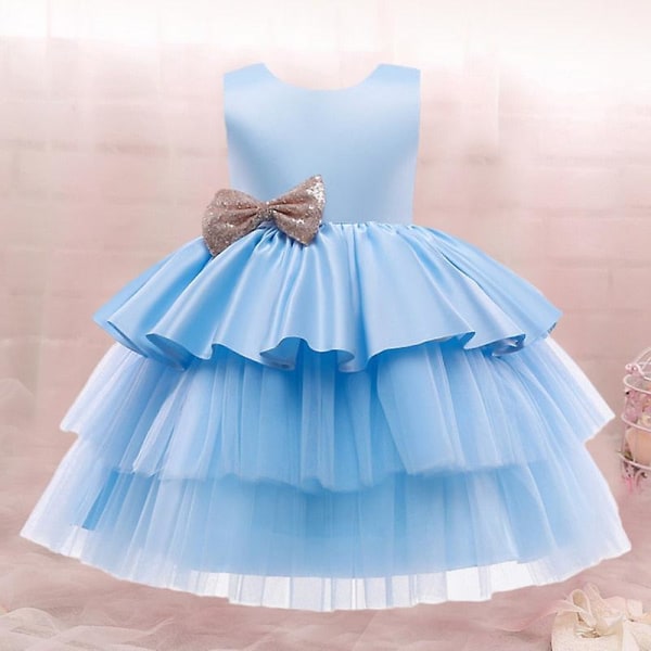Klänningar för nyfödd, Princess Tutu kostym Sky Blue 6M