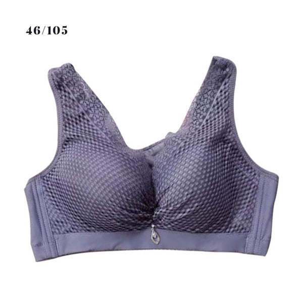 Trådlös BH Dam Andas Push Up Bralette Girl Lace Mesh blue 46/105