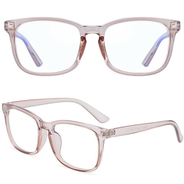 Blue Light Blocking Filter Gaming Briller Damer Mænd Casual White 1pair
