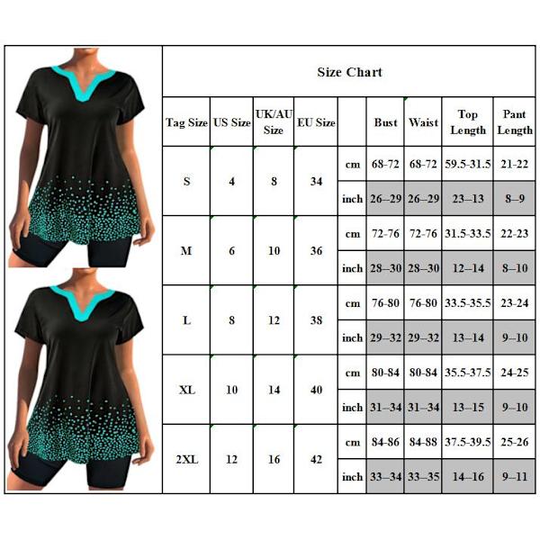Naisten Tankini et& Boy -shortsit Swimsuit Beachwear S