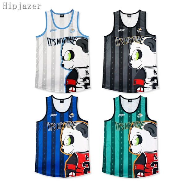 Nyt mærke treetball Cosplay European Design basketballtrøje style 4 S