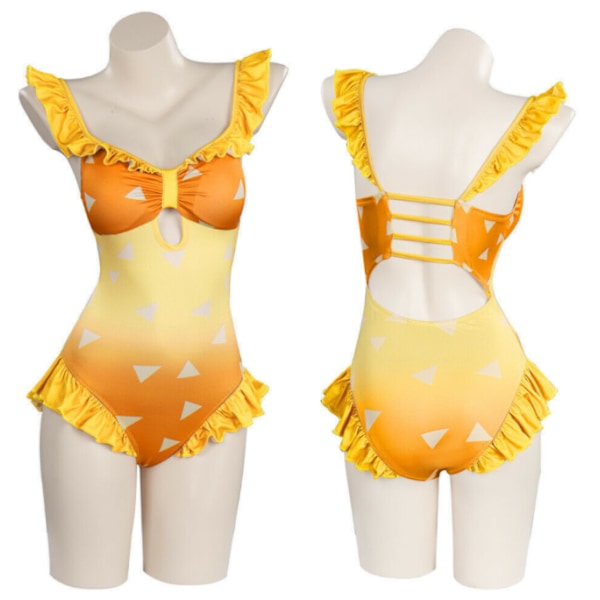 Ghost killing blade badedragt cosplay kostume til piger color2 M