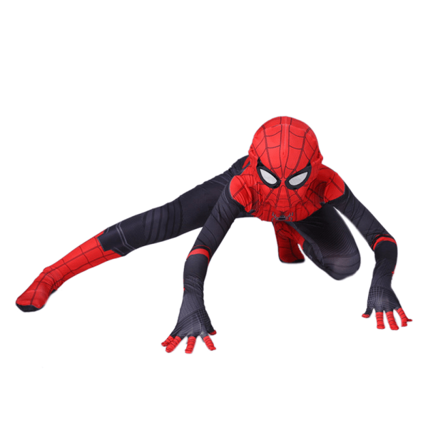 Halloween-lasten Spiderman-asu Fancy Mekko Cosplay-juhlamekko 120 150