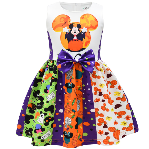 Girls Cosplay Dress Bowknot Dress Christmas Halloween Party 100cm
