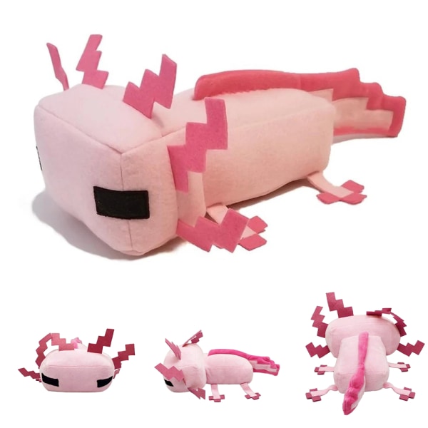 Minecraft plyschdocka Sällsynt Axolotl plyschfylld leksak Kid-present Pink