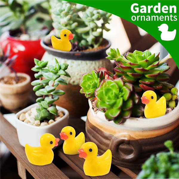 Mini Resin Ducks Gul Tiny School Garden Project Accessories 200PCS