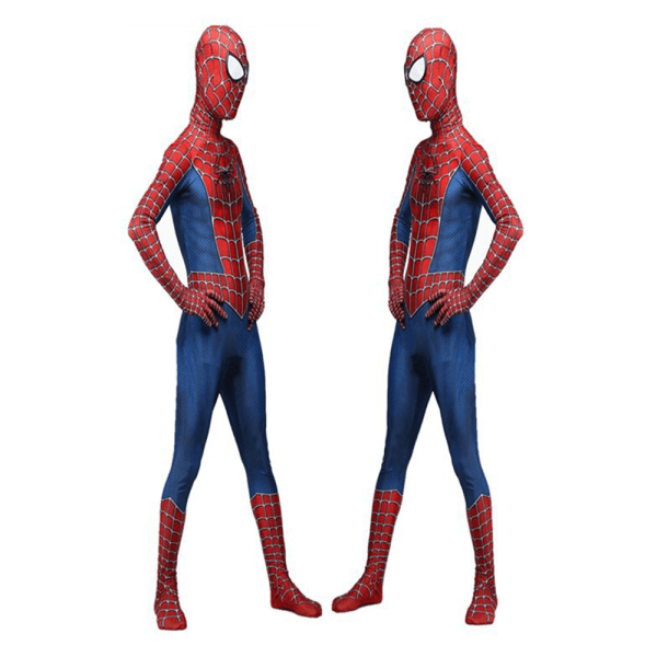 Spider Man Halloween Fancy-Dress Kostyme Cosplay Jumpsuits Gutter 120cm