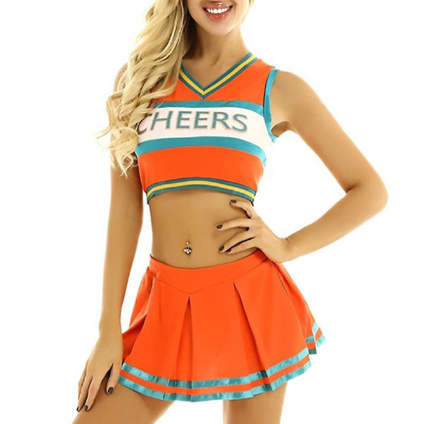 Cheerleading kostym uniform Halloween cosplay L