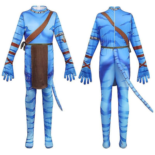 Halloween Cosplay kostym 3d stil bodysuit för barn Style 3 130
