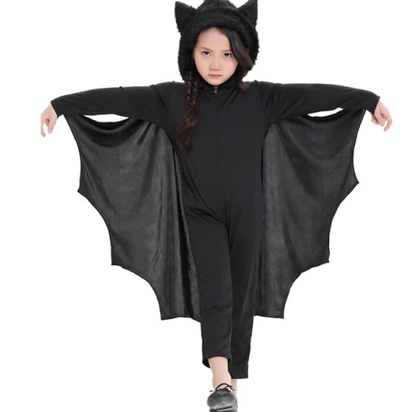 Barn Halloween One Piece Batman Cosplay kostymefestdekor L S
