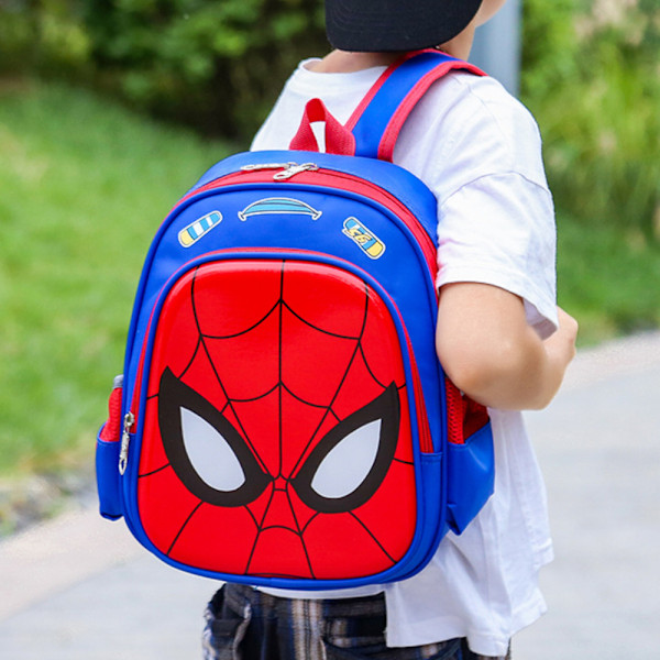 Barn Pojkar Barn Spiderman Ryggsäck xel Skolväskor Ryggsäck A