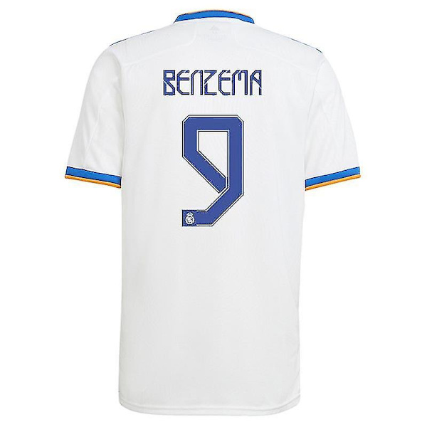 21-22 Real Madridin kotipaita nro 9 Karim Benzema S