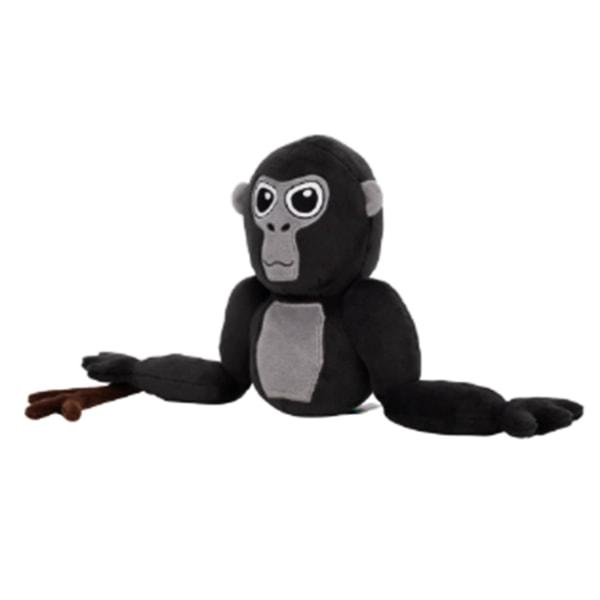 Gorilla Tag -pehmo, Gorilla Tag Monke -pehmolelut, Monke-pehmo -lasten syntymäpäiväjuhlat, ensisijainen lahja syntymäpäivänä 0 svart