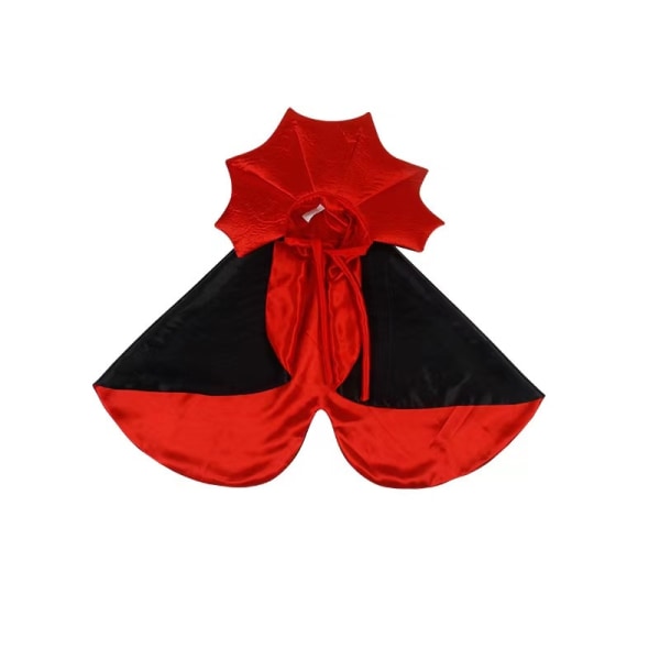 Lemmikkien halloween-asu Söpö Cosplay Cape Vampyyrikissa Koiranviitta black+red One size