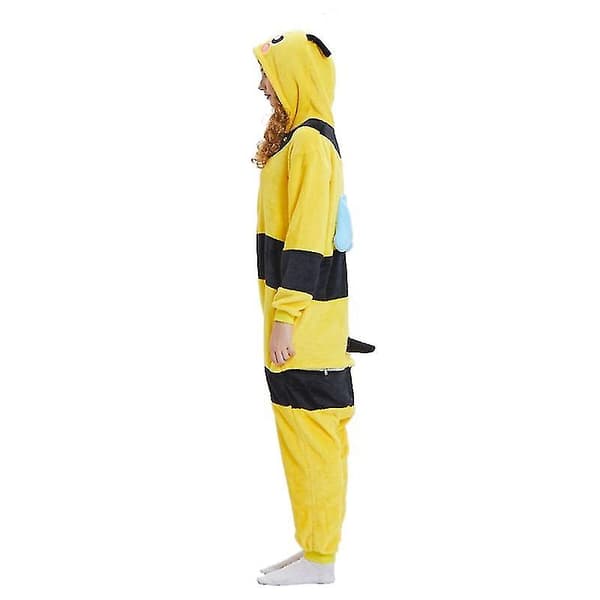 Bee Pyjamas Animal Onesie Bee-kostume til Halloween Cosplay - 100CM