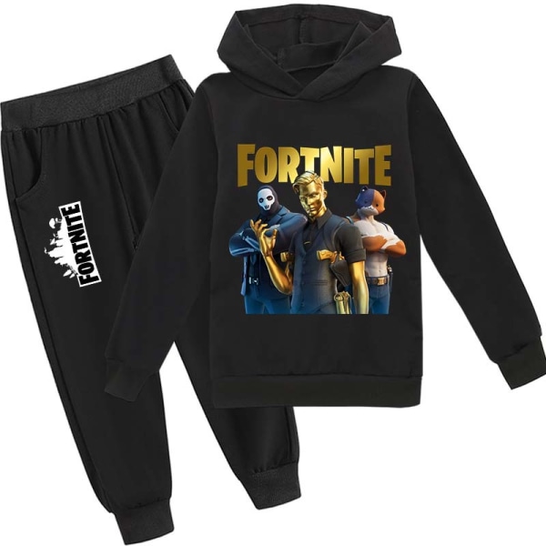 Fortnite Kids Drenge Casual Hoodie+Pants Suit Træningsdragt 6 100cm