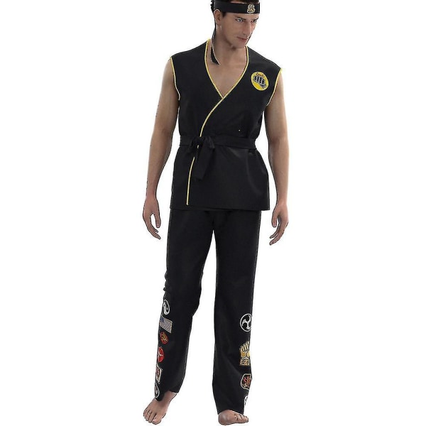 Anime Game Kof Costume Cobra Kai Val Armorr Karate Uniform A 140CM