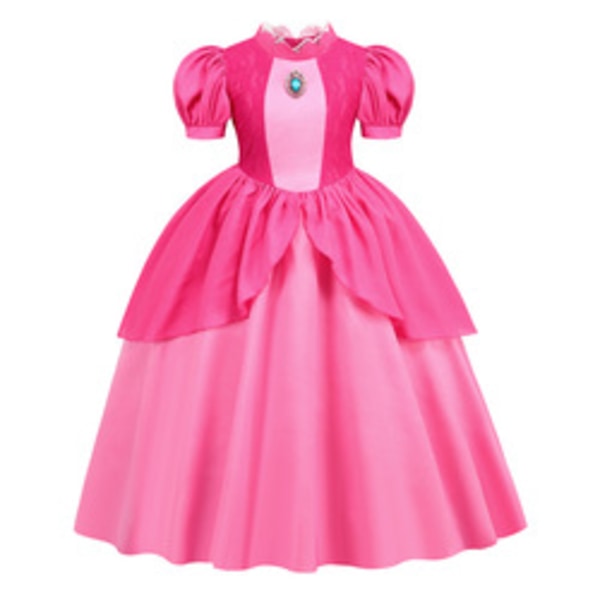 Mub- Children Princess Dress UP Halloween Christmas Party Outfit Super Brothers Costume For Girls Party Dresses  Size 20cm=5-6Years 1 Size 120cm=5-6Years