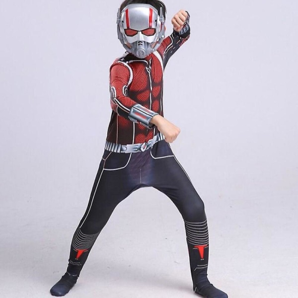 Ant-man Cosplay Kostume Superhelte Zentai Bodysuit Suit Jumpsuits 120cm
