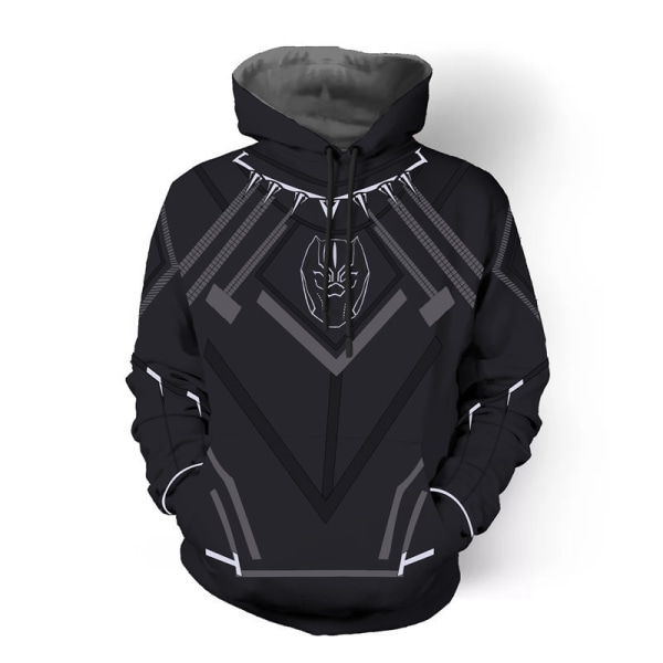 Marvel Super and Heroes Black Panther 3D collegepaita Digital Prin J Black Panther sweater Children  L