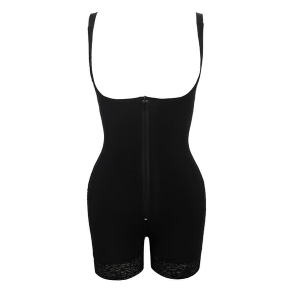 Plus ize Body haping Tummy Control Hoftebandasje hapewear black S