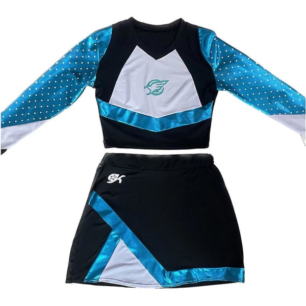 addy Euphoria Cheerleader Uniform Dress addy Perez Outfit Cosplay Kostume Skolepiger Kvinder Usical Sports Team Suit D_ia M
