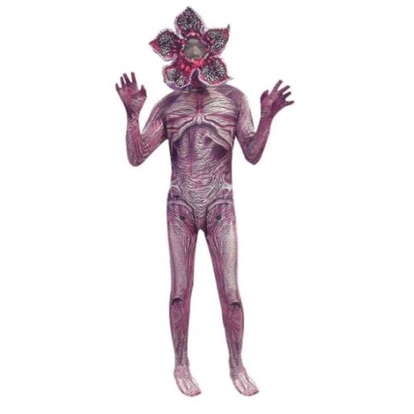 Stranger Things Demogorgon Cos Kostume Halloween Jumpsuit Mask 2