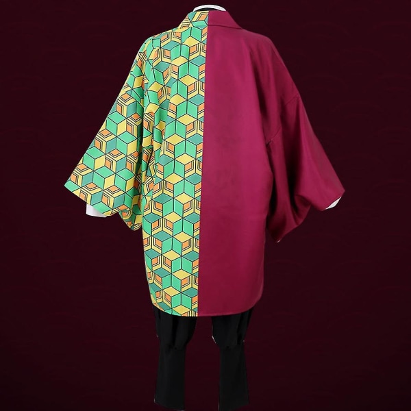 Kids Demon Slayer Animation Cosplay Kostym Outfit Set Kamado Nezuko 9-10 Years Tomioka Giyuu Tomioka Giyuu 5-6 Years