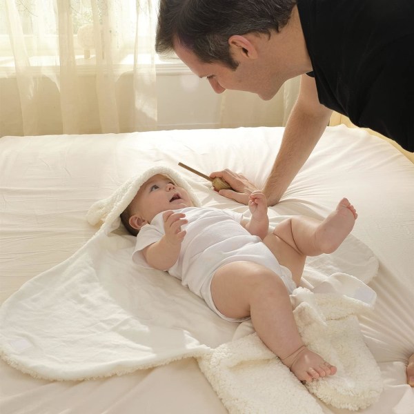 GM-bebisar, sovsäckar, vit -S (0-3 månader) V