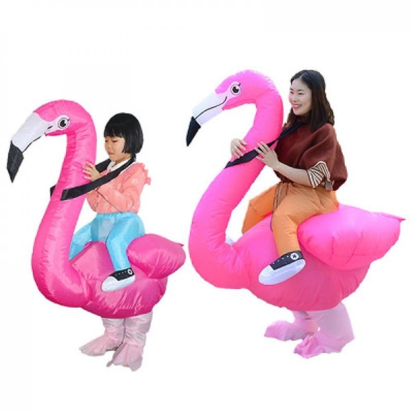 Flamingo julkostym Cosplayfest för vuxna för barn (barn)