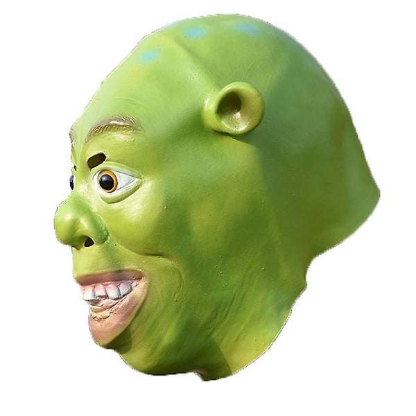 Shrek Latex Mask Cos Masquerade Party Hovedbeklædning Dress Up Rekvisitter