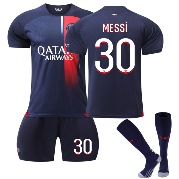 2023-2024 Paris Saint G ermain -lasten jalkapallopaita nro 30 Messi 0 26